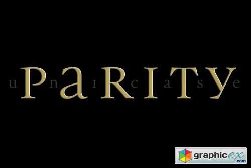 Parity Font Family - 2 Fonts