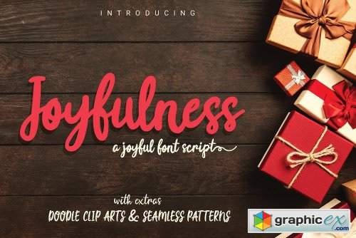 Joyfulness Script Font with Extras