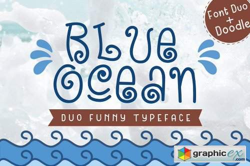 Blue Ocean - Cute and Funny Font