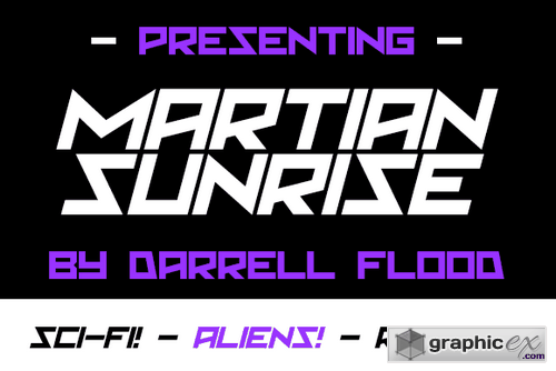 Martian Sunrise Font