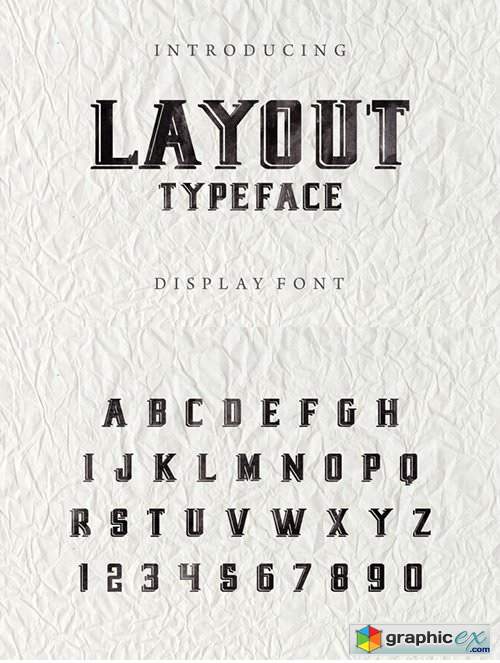 Layout - new display font