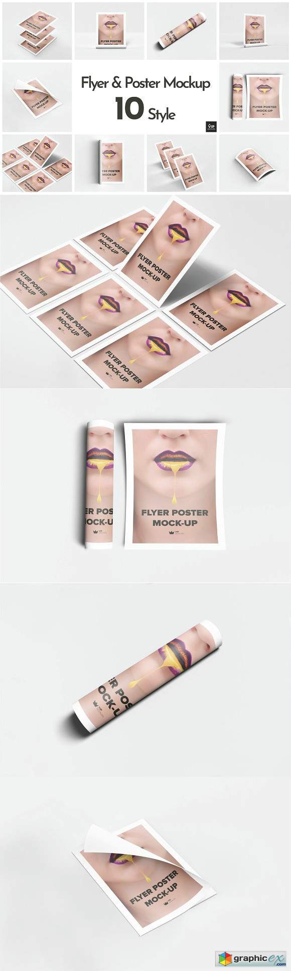 Flyer & Poster Mockup - 10 Style