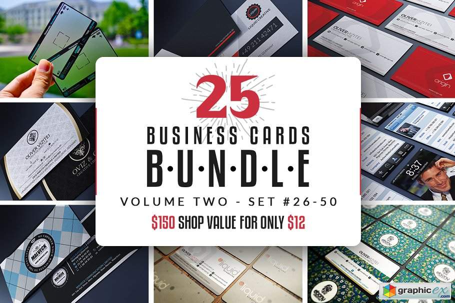 25 Business Cards Bundle - Vol 02