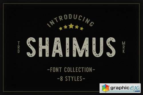 Shaimus Family - 8 Fonts