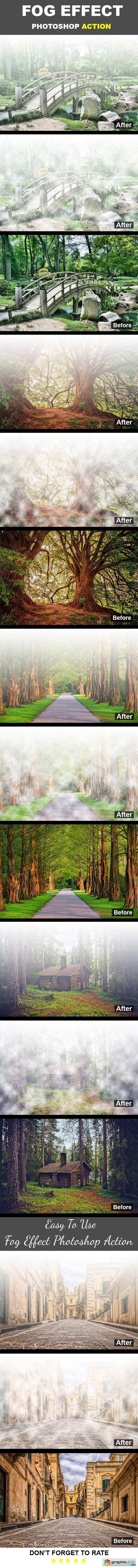 Fog Effect Photoshop Action 22753613