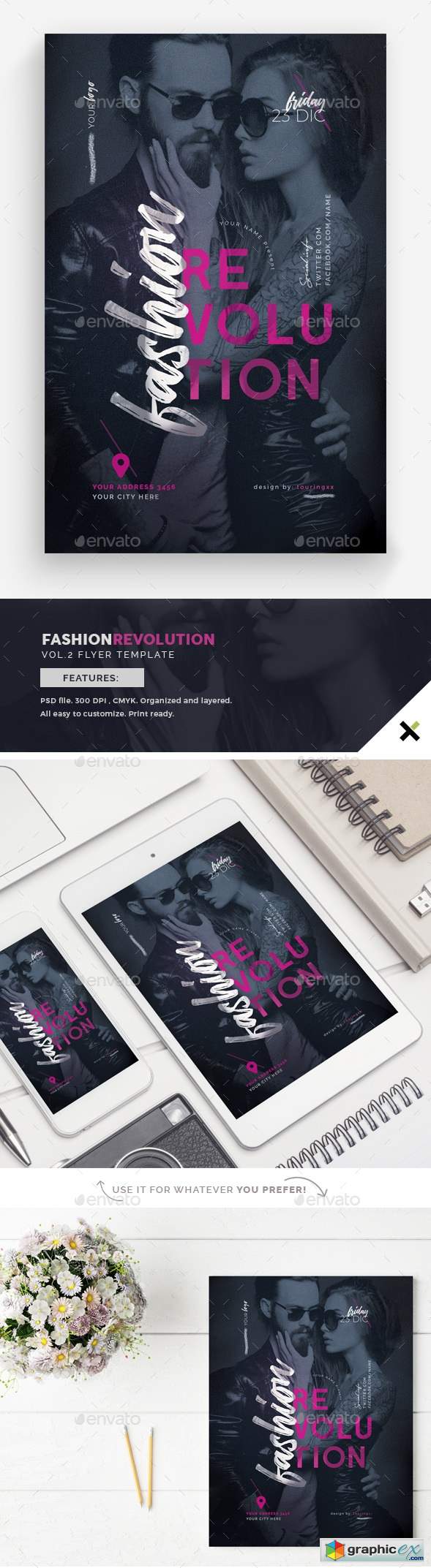 Fashion Revolution Vol.2 Flyer Template