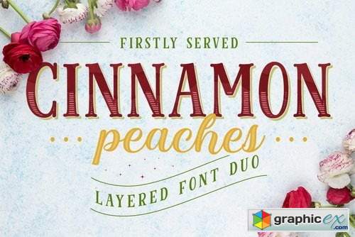 Cinnamon Peach Font Family