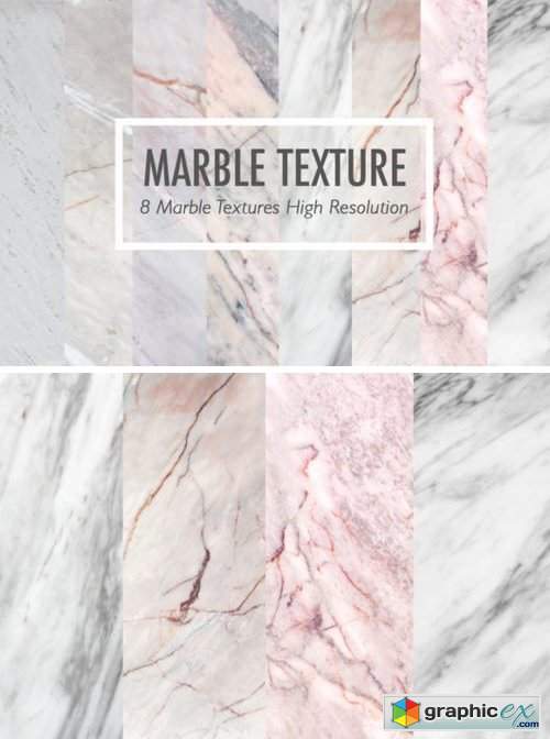 8 Real marble textures collection