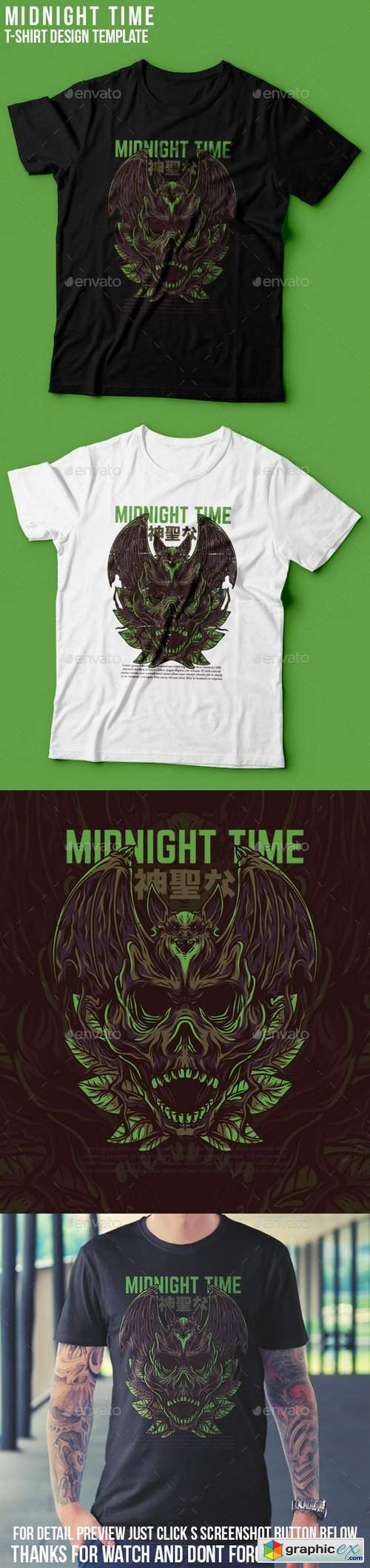Midnight Time T-Shirt Design 22801479