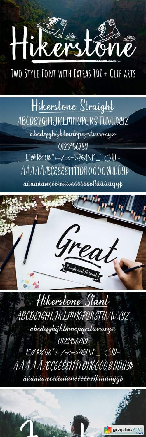 Hikerstone Font Family