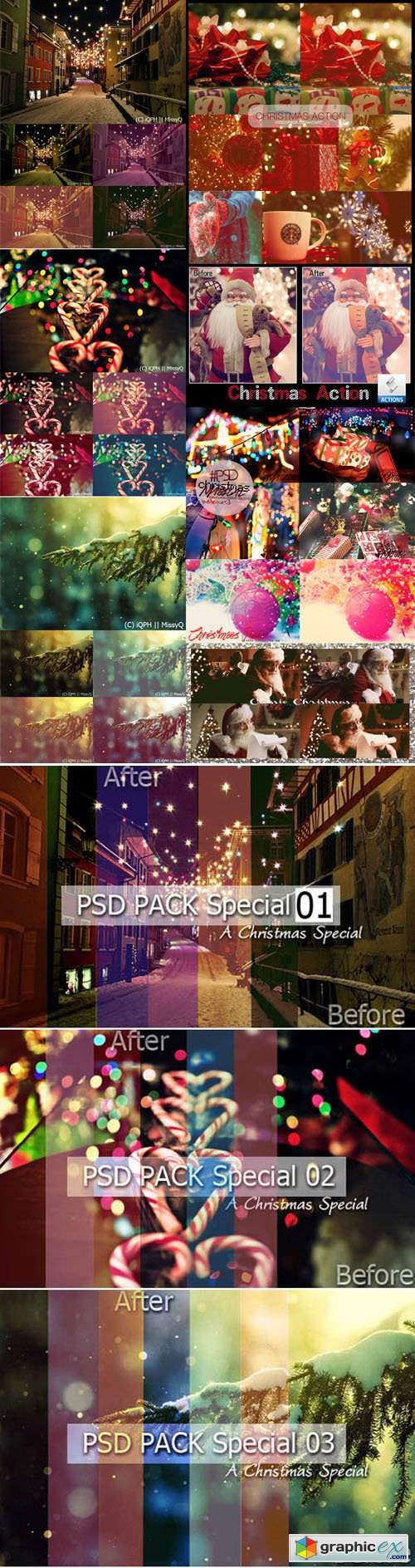 Magical Christmas Special Pack - Photoshop Actions & Effects