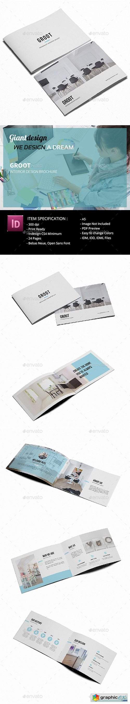 Groot Interior Design A5 Brochure