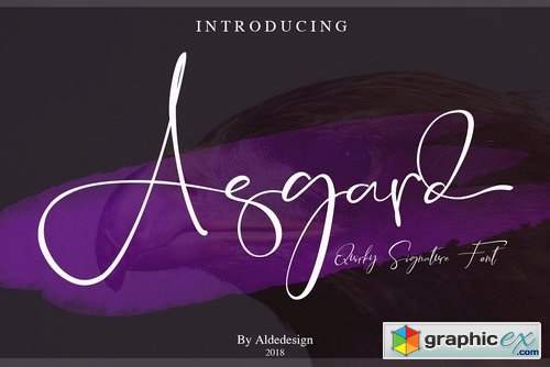 Asgard Signature Font
