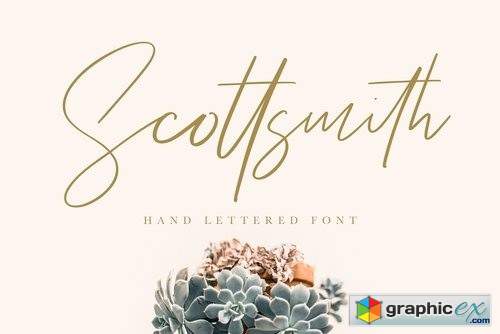 Scottsmith - Ligatures Font