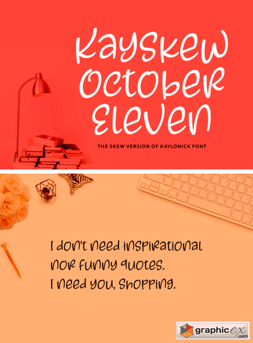 Kayskew October Eleven Font