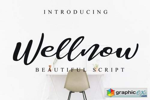 Wellnow Beautiful Font