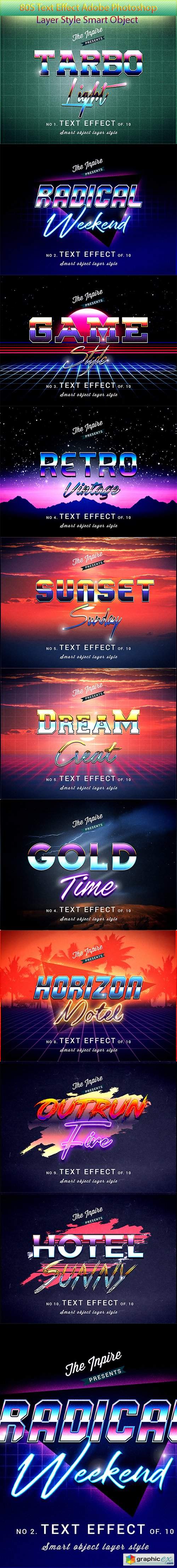80s Text Effects Bundle