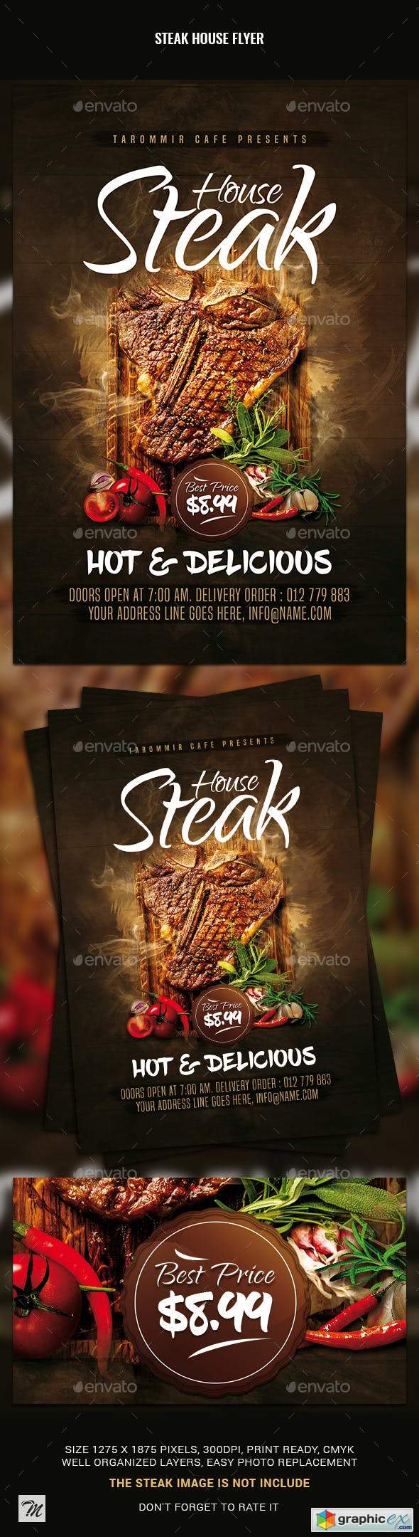 Steak House Flyer 23044824