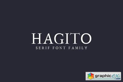 Hagito Serif Font Family Pack
