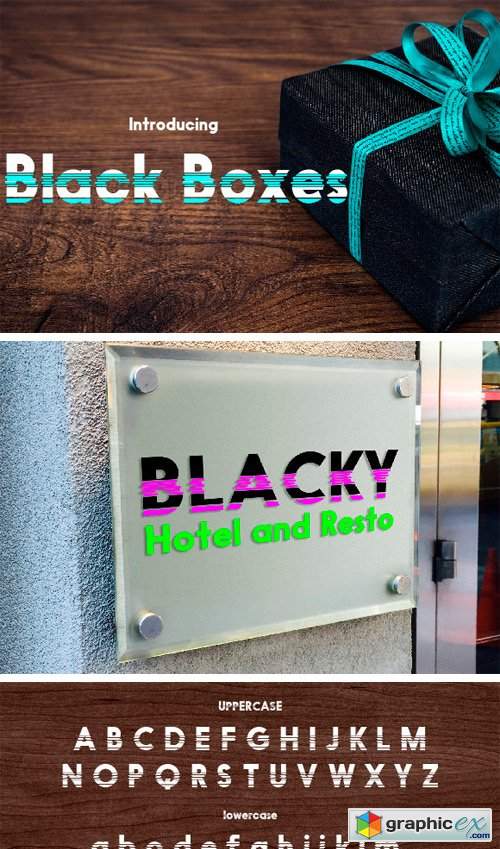 Black Boxes Font