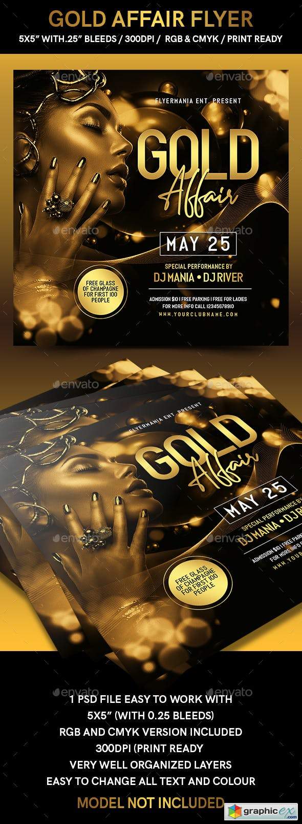 Gold Affair Flyer