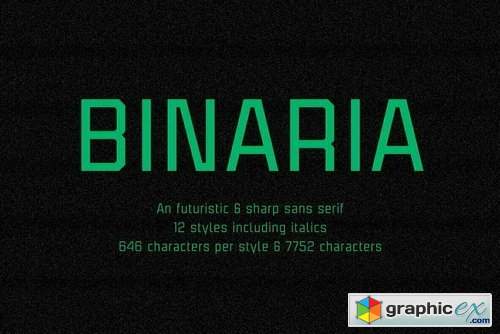 Binaria Font Family