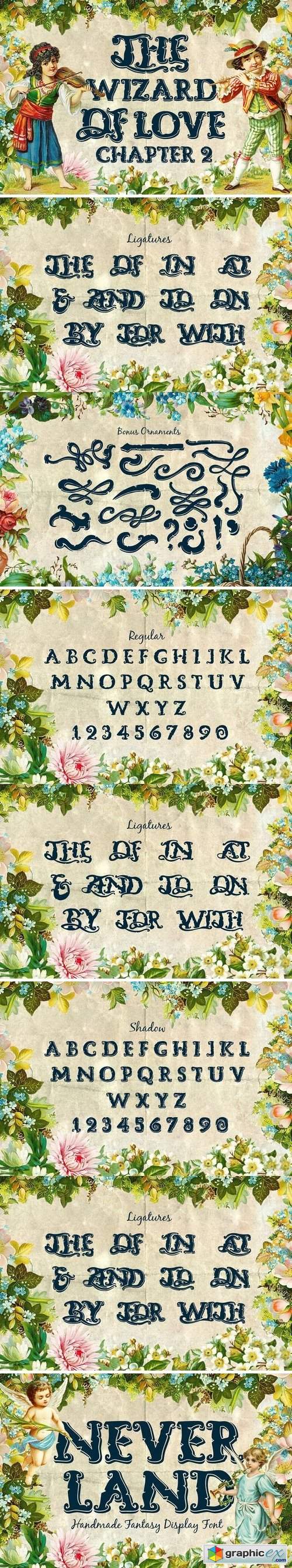 Neverland Handmade Font