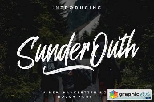 Sunder Outh Brush Font