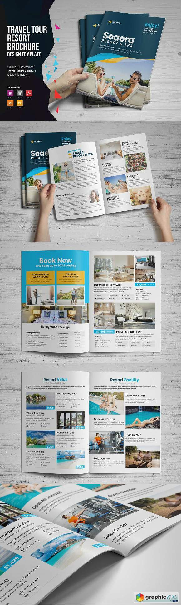 Travel Resort Brochure Design v1