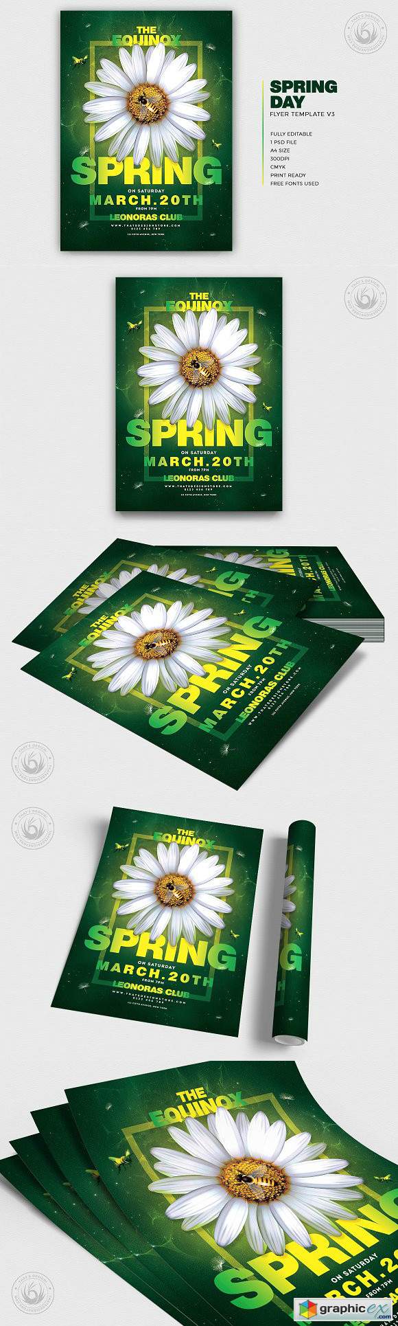 Spring Day Flyer Template V3