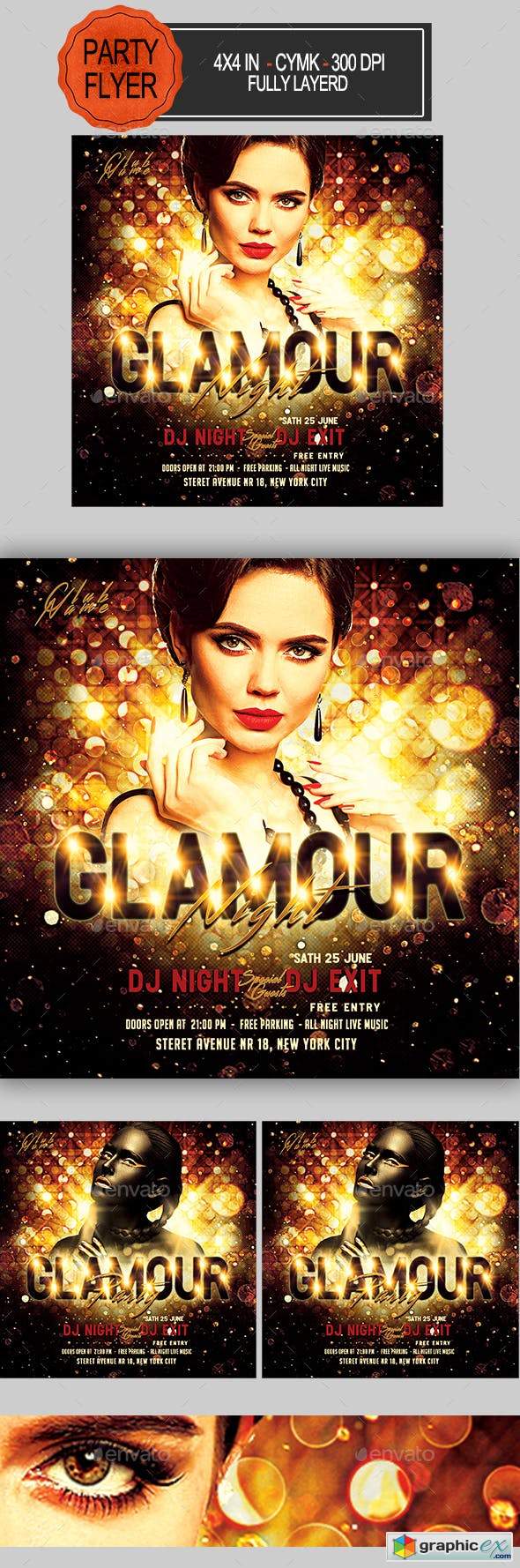 Glamour Night Flyer 23085264