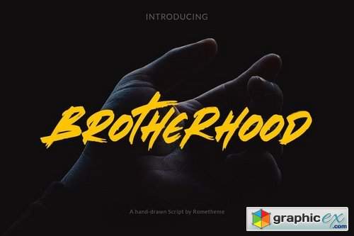 Brotherhood - Brush Script Font