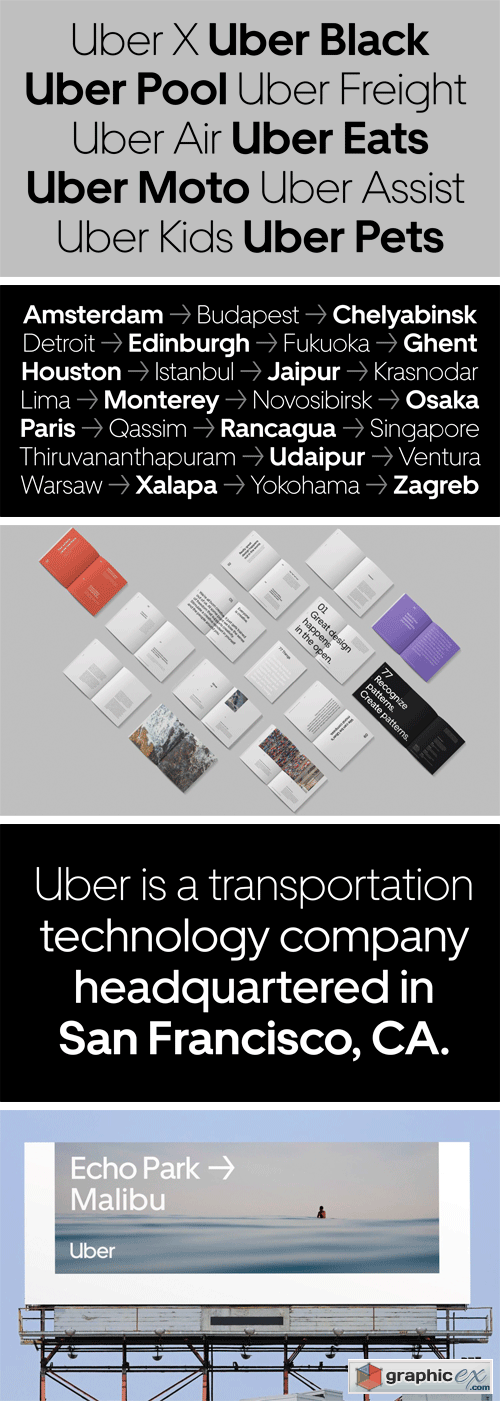 Uber Move Font Family