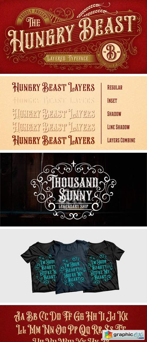 Hungry Beast Font Family