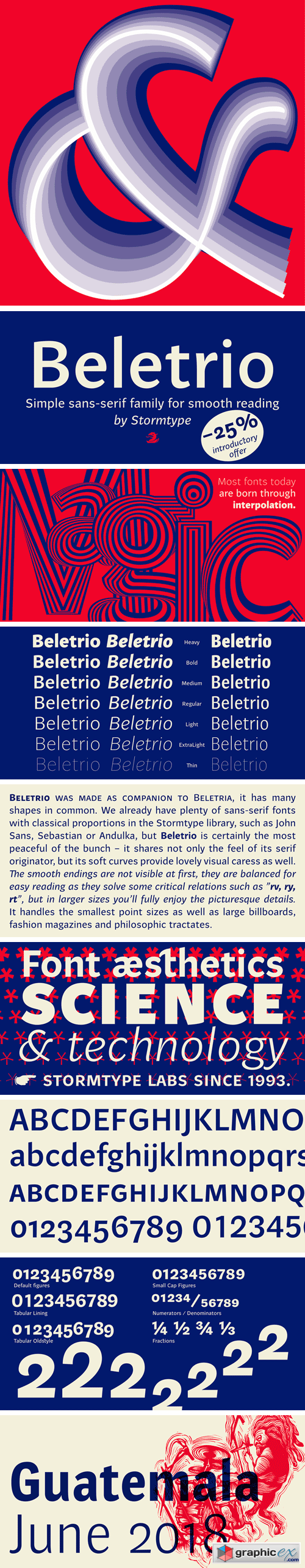 Beletrio Font Family