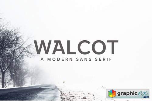 Walcot Modern Sans Serif Font