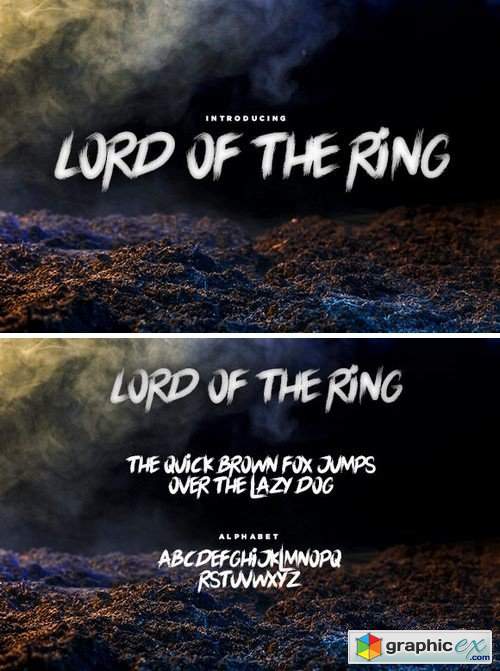 The Lord of The Ring Font