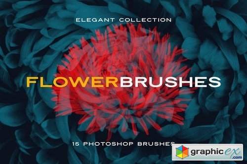 Elegant Flower Brushes for Photoshop