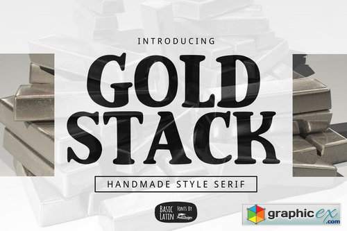 Gold Stack Serif