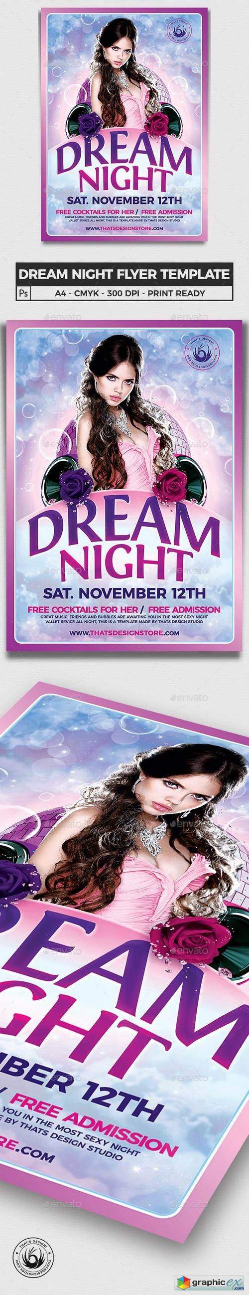 Dream Night Flyer Template - Updated !