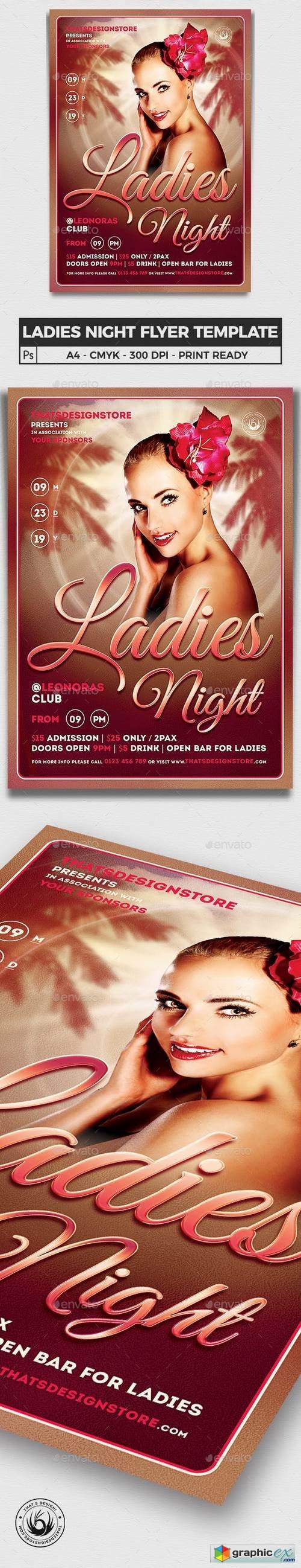 Sensual Ladies Night Flyer Template - Updated !