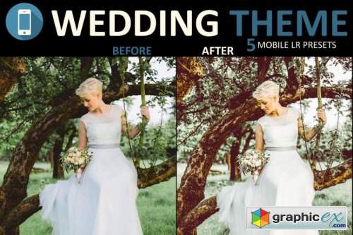 Neo Wedding mobile lightroom presets theme