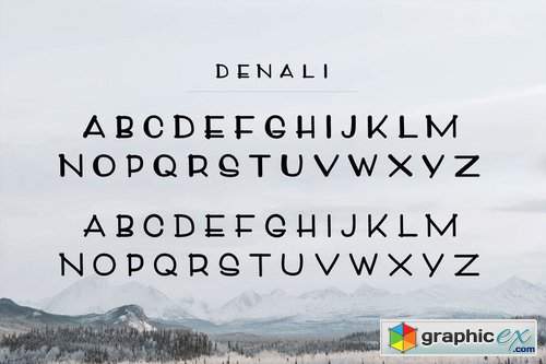 Denali Font, Illustrations, & Logos