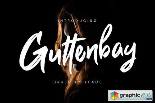 Guttenbay Brush Typeface