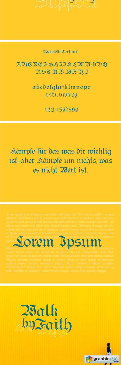 Bielefeld Typeface Font