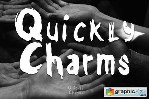Quickly Charms - Brush Font