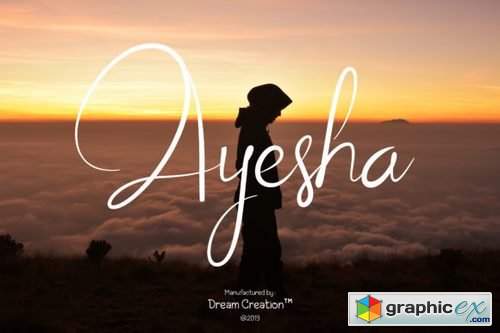 Ayesha Script Font