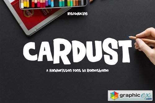 Cardust - Fun Font