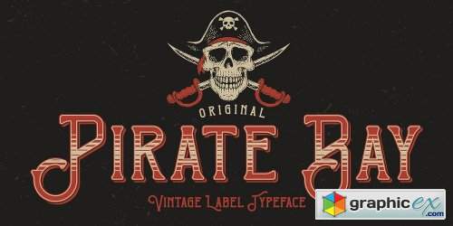 Pirate Bay Font Family - 6 Fonts
