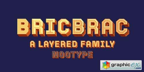 Bricbrac Font Family - 9 Fonts